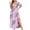 Purple, variant on Jophufed Womens Plus Size Summer Dresses 2024 Party Boho Print Maxi Long Dress V-Neck Short Sleeve Dresses for Wedding Guest on