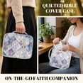 thumbnail image 5 of Pzuqiu Colorful Daisy Large Bible Case includes 75 Bible Tabs & 12 Bookmarks Multi-Functional Scripture Book Cover Organizer for Book Lovers ,Bibles Accessories Perfect Gift, 5 of 7
