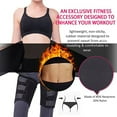 thumbnail image 3 of Sweat Band Waist Trainer for Wome, 3-in-1 Waist and Thigh Trimmer Butt Lifter Weight Loss Shapewear Hip Enhancer Body Shaper, 3 of 6