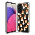 thumbnail image 3 of MUNDAZE Samsung Galaxy A53 Shockproof Clear Hybrid Protective Phone Case Cute Cartoon Mushroom Ghost Characters Cover, 3 of 5