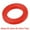 Red, variant on Uxcell 1-1/4" DN32 Silicone Rubber Flat Washer Quick Connector Gasket White