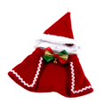 thumbnail image 2 of disfraces de perro navideño con gorro de perrito L Gloria Capa de disfraces de perro de Navidad, 2 of 9