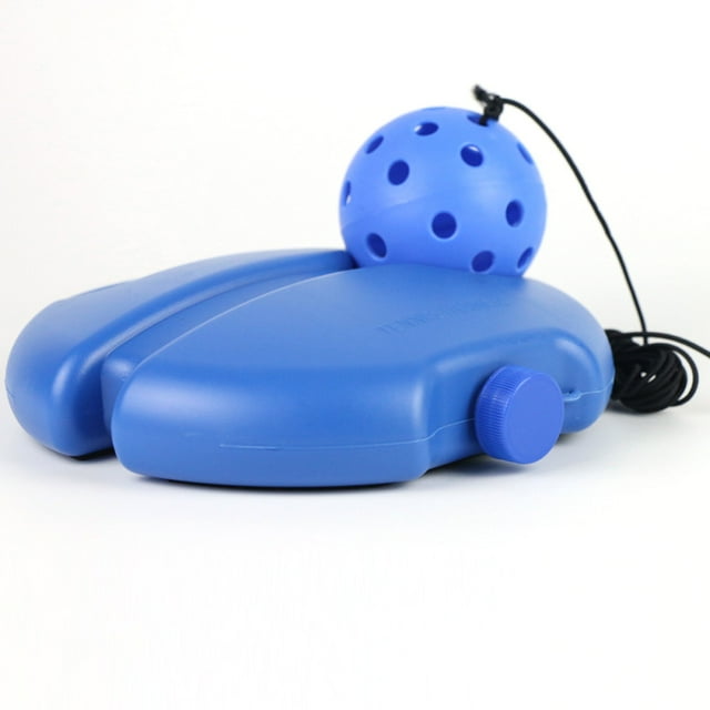 Graflsoa Solo Pickleball Practice Trainer in Blue - Perfect for Independent Skill Enhancement, Portable Design for Anytime Training, Durable PE+Plastic Construction, 74mm Ball Diameter, Compact