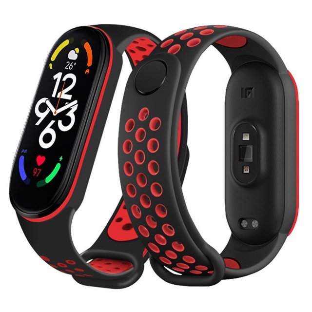 Correas de reloj deportivo para Xiaomi Mi Band, pulsera inteligente de silicona con NFC, para modelos 3, 4 y 5, 7 y 6