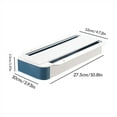 thumbnail image 3 of Awdenio Self Stick Pencil Tray Desk Table Storage Drawer Organizer Box Under Desk Stand, 3 of 9