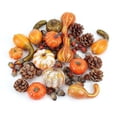 thumbnail image 4 of Calabaza Artificial JanHm Decoración de Otoño Navidad Acción de Gracias 50 Piezas, 4 of 5