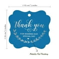thumbnail image 7 of Inkdotpot Hang Tags Thank You For Sharing Our Special Day Bridal Shower-Baby Shower-Retirement-Wedding-Birthday Favor Bracket Shape Gift Tags Real Silver Foil Bonbonniere Tag Pack Of 100, 7 of 7