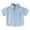 Blue, variant on 2T-16Y Boys' Short Sleeve Button Down Toddler Dress Shirt Oxford Uniform Shirt with Chest Pocket (Blue, 1-2 Years)