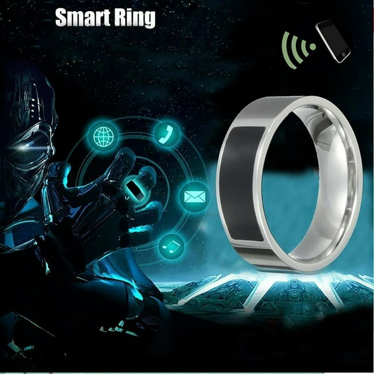 Smart Rings NFC Multifunctional Waterproof Intelligent Magic Ring Smart Wearable Finger Universal Digital Ring Smart Accessories Multi-Color, Women's