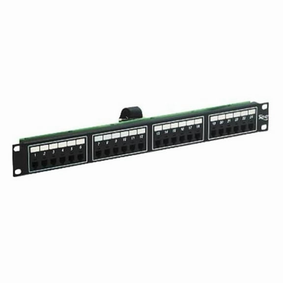 Patch Panel, Female Telco, 24-Port, 6P2C, 1 RMS