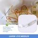 thumbnail image 5 of 30pcs 5.2 cm Large-Eye Stitching Needles Hand Sewing Needles for Leather Projects with Clear Bottle, 5 of 5