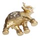 thumbnail image 2 of Estatua De Elefante, Regalo De Estatuilla Duradera, Resina Sintética Dorada Delicada Para Bar, Gabinete De Vino, Decoración ANGGREK Figurine Gift, 2 of 8