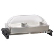 Countertop+Buffet+Warmer+w%2f+(2)+Pan+Capacity+-+Stainless+Steel%2c+120v