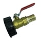 thumbnail image 5 of 1 Conector de rosca gruesa para barril IBC/ton con válvula recta de latón macizo M METRO, 5 of 9