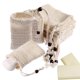 thumbnail image 3 of Bolsa de jabón de ramio de algodón, 10 Uds., red de espuma limpiadora Facial hecha a mano para espumar y secar, cuentas de madera marrón M, 3 of 4