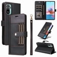 thumbnail image 1 of FOXDOCK Funda tipo Cartera para Xiaomi Redmi Note 10 4G – Cubierta de Cuero PU con Múltiples Ranuras, Bolsillo para Efectivo y Correa de Muñeca, 1 of 6