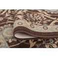 thumbnail image 6 of Transitional 2x11 Area Rug (2'3'' x 11') Floral Brown, Beige Indoor Runner Easy to Clean, 6 of 7