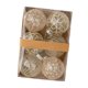 thumbnail image 2 of Juego de 6 bolas navideñas con lazo de 8 cm para colgar en el árbol. Estilo B, 2 of 9