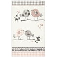 thumbnail image 2 of SAFAVIEH Carousel Kids Luanna Birds at Play Animal Print Area Rug, Pink/Ivory, 4' x 6', 2 of 10