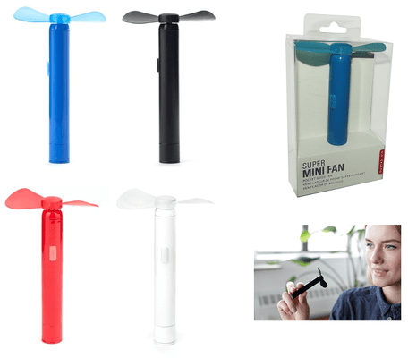 The Kikkerland Super Mini Portable Pocket Sized Fan