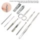 thumbnail image 5 of Juego De Cortaúñas Para Manicura, Artículos De Manicura, Juego De Cortaúñas Para El Hogar, Para Viajes, Para Salón ANGGREK Nail Clipper, 5 of 8