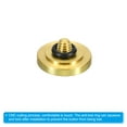thumbnail image 4 of Unique Bargains Shutter Release Button Soft Shutter Release Button Copper Camera Shutter Button Concave, Golden 2 Pack, 4 of 6