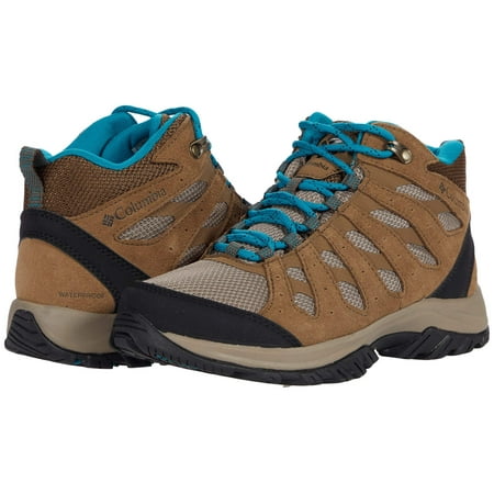 Columbia Redmond III Mid Waterproof (Womens, Khaki II/Sea Level, 11, Medium)