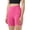 Pink, variant on Teqhome No Front Seam High Waist Biker Shorts for Women, Skin Friendly Breathable Sweat Absorbent 6.3In Inseam Workout Athletic Gym Yoga Shorts(XL, Grey)