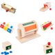 thumbnail image 2 of Juguete Montessori de madera para bebé, tambor giratorio con espejo y sonido, juguetes educativos para niños de 0 a 12 meses, 2022, 2 of 4
