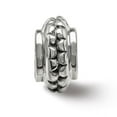 thumbnail image 3 of FB Jewels Sterling Silver Reflections Polished Grooved Gripper Bead, 3 of 3