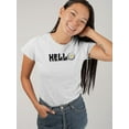 thumbnail image 2 of Hello Daisy Flower T-Shirt Women -Image by Shutterstock, Female 4X-Large, 2 of 4