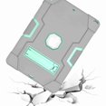 thumbnail image 7 of For iPad Pro 10.5 2017 A1701 A1709 Case, Dteck Shockproof [Full-Body] Hybrid 3-Layer Drop Protection Rugged Case Kickstand [HD Screen Protector] Cover , Gray+Aqua, 7 of 7