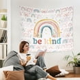 thumbnail image 4 of Brythos Tapestry for Bedroom,Portable Foldable Design Wall Tapestry,Durable and Long-Lasting Texture Tapestry Wall Hanging,White,60"X80", 4 of 5