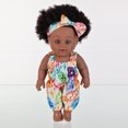 thumbnail image 5 of KOYPTL 10 inch Reborn Baby Dolls, Realistic African American Baby Girl Doll with Outfits and Curly Hair, Washable Baby Doll for Kids Ages 3-8, Roleplay Toy Christmas Birthday Gifts for Kids, 5 of 9