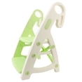 thumbnail image 1 of Toddler Step Stool, Stable Prevent Slip Triangular Structure Ergonomic 2 Levels Toddler Step Stool Height Adjustable With Handle For Bathroom, 1 of 8