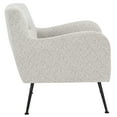 thumbnail image 6 of SAFAVIEH Tilbrook Tufted Arm Chairs, Light Grey/Black (26.8 in. W x 29.3 in. D x 29.5 in. H), 6 of 12