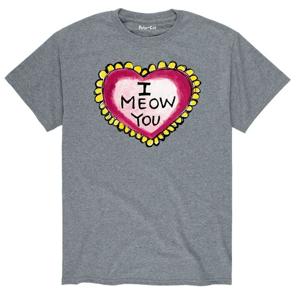 Pete The Cat - Pete I Meow You - Men's Short Sleeve Graphic T-Shirt