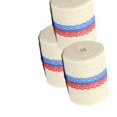 thumbnail image 4 of Rollo de cinta de yute AAYU color marfil con encaje rojo y azul de 45 pies, paquete de 3, 4 of 4