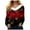 Black, variant on larppty Pullover for Women Ugly Christmas Sweaters Funny Holiday Sweatshirts Faux Fur Trim V Neck Long Sleeve Graphic Xmas Sweatshirt (Light Pink, S)