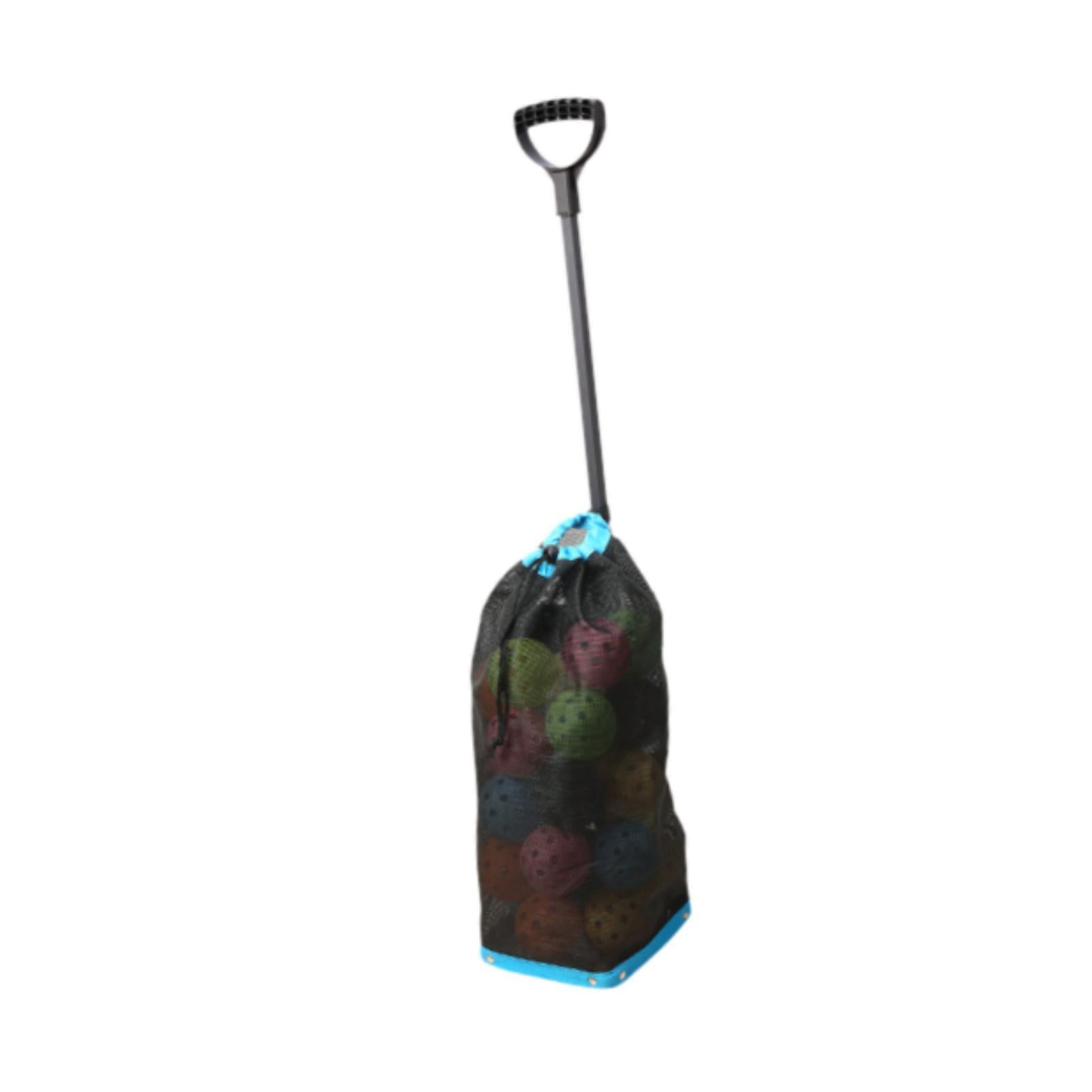 DimyFew Pickleball Ball Retriever Gatherer Portable Storage Container Balls Pick up Tool Blue