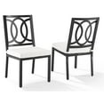 thumbnail image 1 of Pemberly Row Chaise de Salle à Manger Extérieure en Métal de 18,5 Po, Noire (Ensemble de 2), 1 of 11