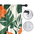 thumbnail image 4 of Blackout Kids Curtains,Tropical Palm Leaves in Hawaii Childrens Insulated Curtains Set Of 2,Bedroom Essentials,Toddler Room Decor 42x84in(106x213cm), 4 of 4
