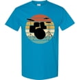 thumbnail image 3 of Inktastic Drum Set Retro Drummer Sunset T-Shirt, 3 of 5