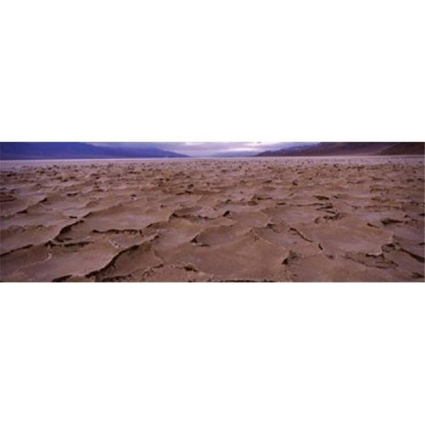 Panoramic Images PPI118915L Texturé Salines de Mort Vallée Parc National California USA Affiche Imprimée par Panoramic Images - 36 x 12