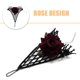 thumbnail image 4 of KAKOWELY Pulsera con dije de flor de rosa para mujer y niña, joyería nupcial, pulsera de flores, regalo de San Valentín, 4 of 5