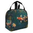 thumbnail image 2 of Disketp Koi Pond Lilies for Insulated Lunch Bag for Women and Men, Perfect for Work, Hiking, Picnic, 2 of 8