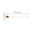 thumbnail image 2 of FENGGUIQU 8Pcs Smooth Surface Test Glass Tube for Seal with Lid, 2 of 8