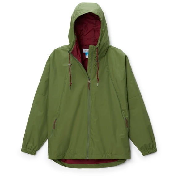 Columbia Womens Park Hooded Colorblocked Jacket Size L