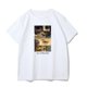 thumbnail image 4 of clásico selfie verano nuevo estilo femenino punk arte impresión suelta paisaje impresión retro manga corta harajuku top camiseta hip-hop t-shirtpangjing, 4 of 4
