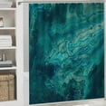 thumbnail image 5 of 4Pcs Elegant Blush Pink Marble Gold Glitter Shower Curtain Sets, Bathroom Set Decor with Non-Slip Bath Mat, Toilet Lid Rug and Contour Mat, 72 x 72inch, 5 of 8